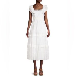 Betsey Johnson Tiered Midi Dress